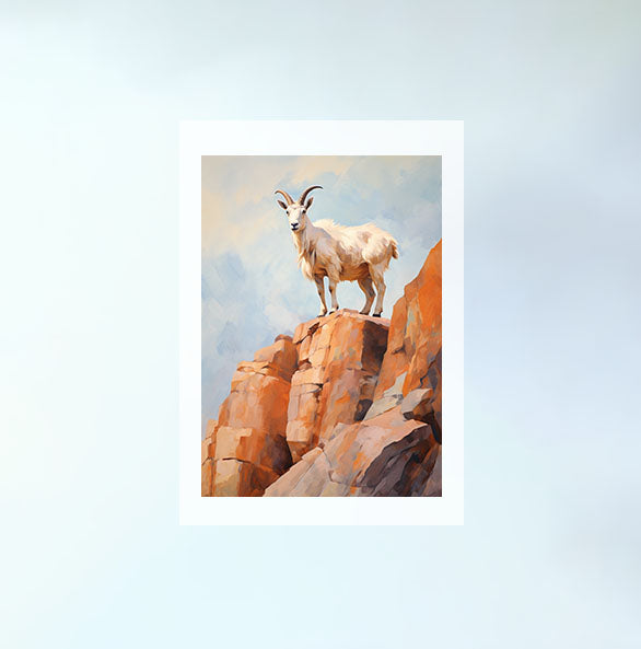 山のアートポスター原画のみ設置イメージ