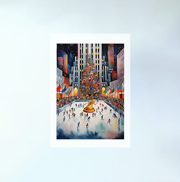 ニューヨークのアートポスター:new_york_2148 / 地図・都市_都市_のポスター画像フレーム無しの設置イメージ