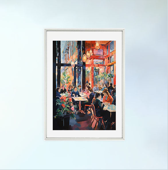 ニューヨークのアートポスター:new_york_433a / 地図・都市_都市_のポスター画像銀色のフレームイメージ