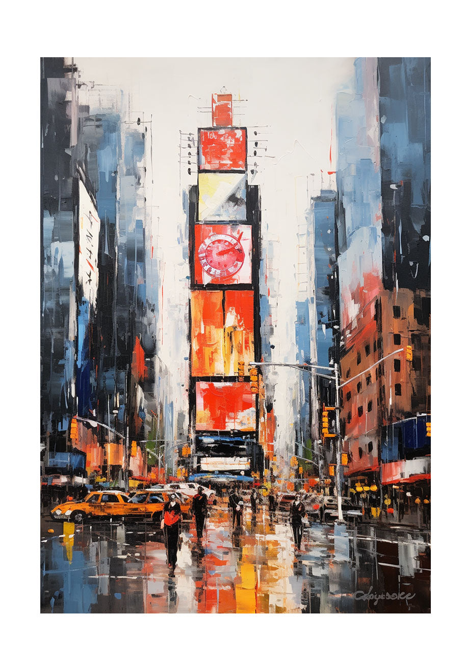 ニューヨークのアートポスター:new_york_a372 / 地図・都市_都市_のポスター画像