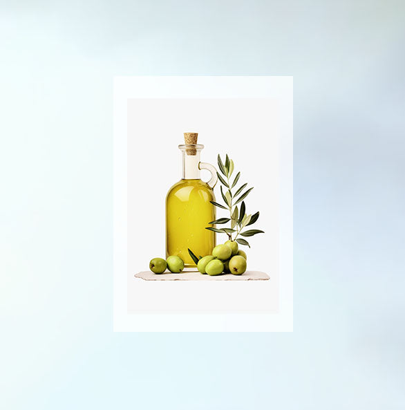 オリーブオイルのアートポスター原画のみ設置イメージ