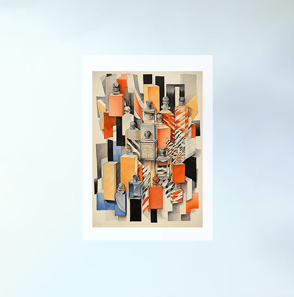 香水のアートポスター:perfume_1e96 / 日用品・ライフスタイル__のポスター画像フレーム無しの設置イメージ