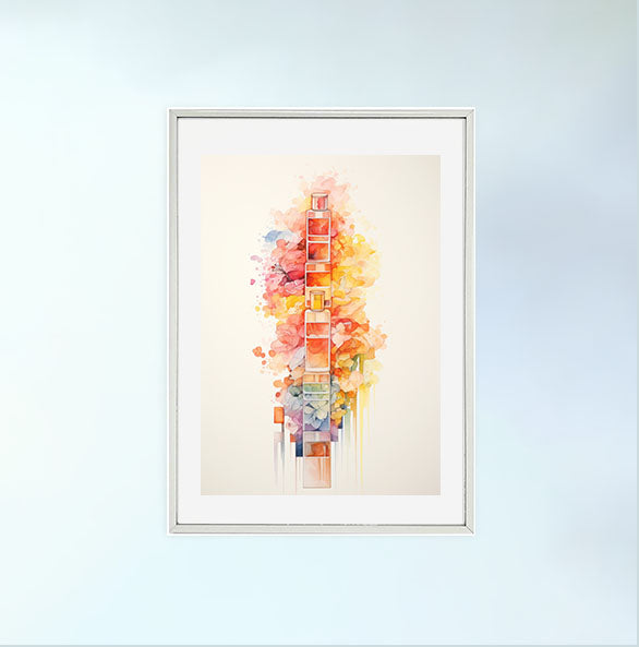 香水のアートポスター:perfume_a257 / 日用品・ライフスタイル__のポスター画像銀色のフレームイメージ