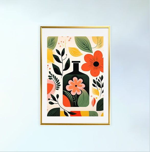 香水のアートポスター:perfume_c556 / 日用品・ライフスタイル__のポスター画像金色のフレームイメージ