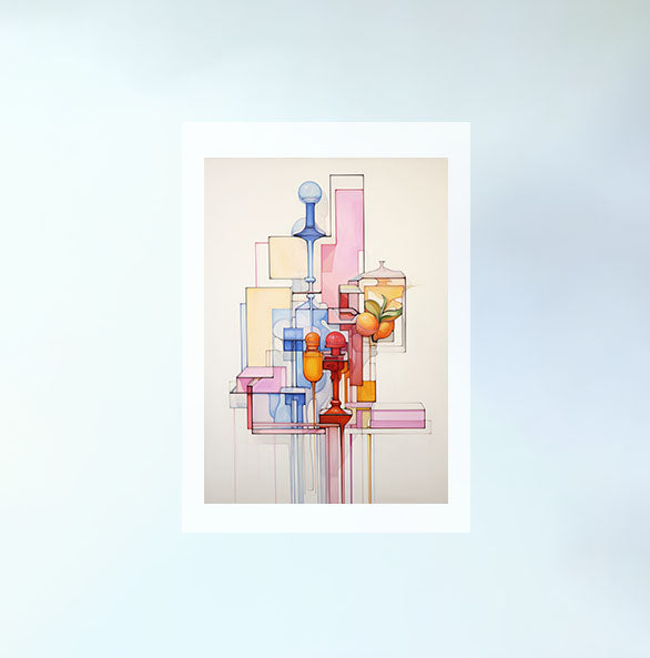 香水のアートポスター:perfume_ef64 / 日用品・ライフスタイル__のポスター画像フレーム無しの設置イメージ