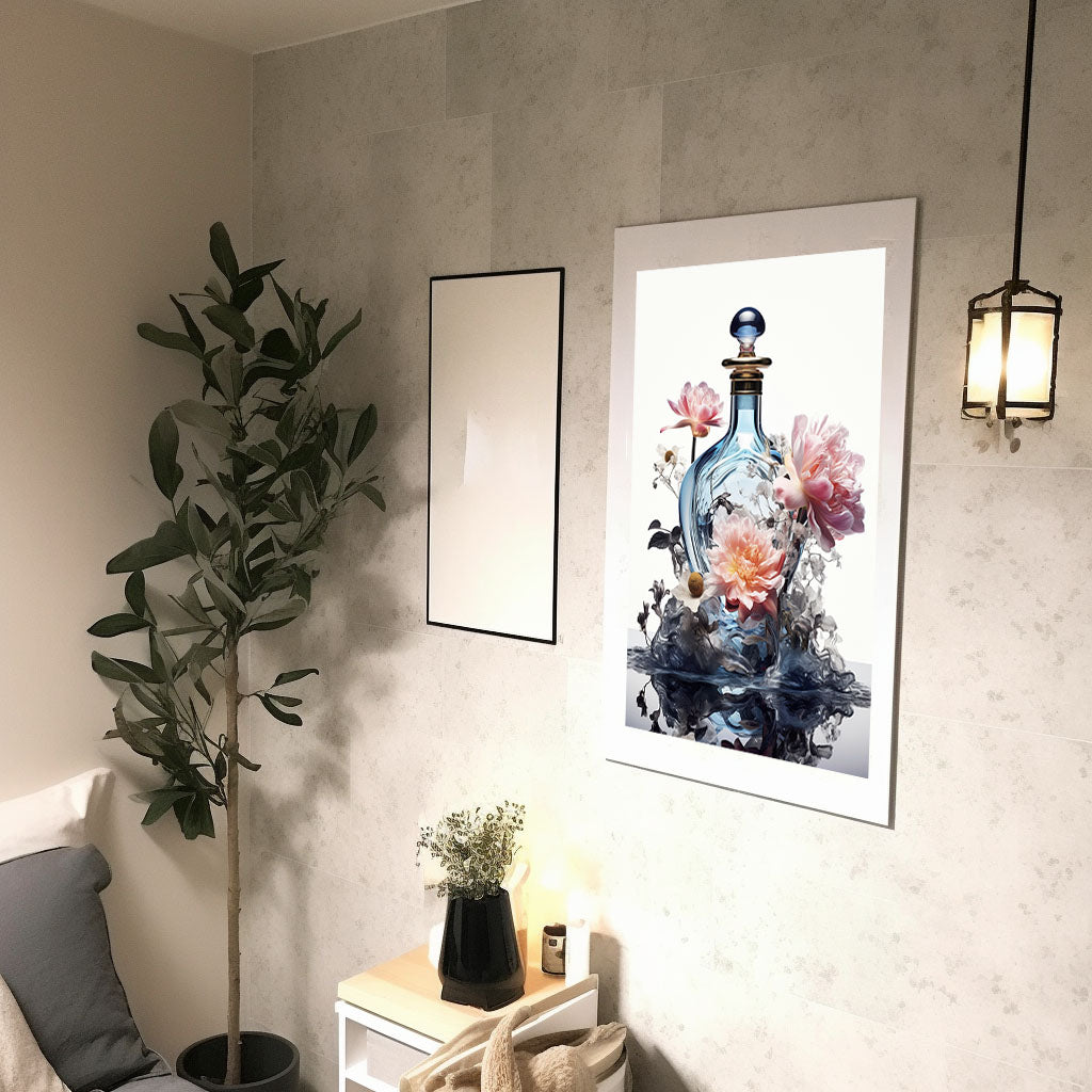 香水のアートポスター:perfume_f810 / 北欧_日用品・ライフスタイル__のポスター画像廊下に設置したイメージ