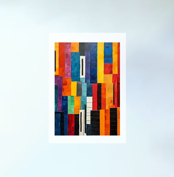 ピアノのアートポスター原画のみ設置イメージ