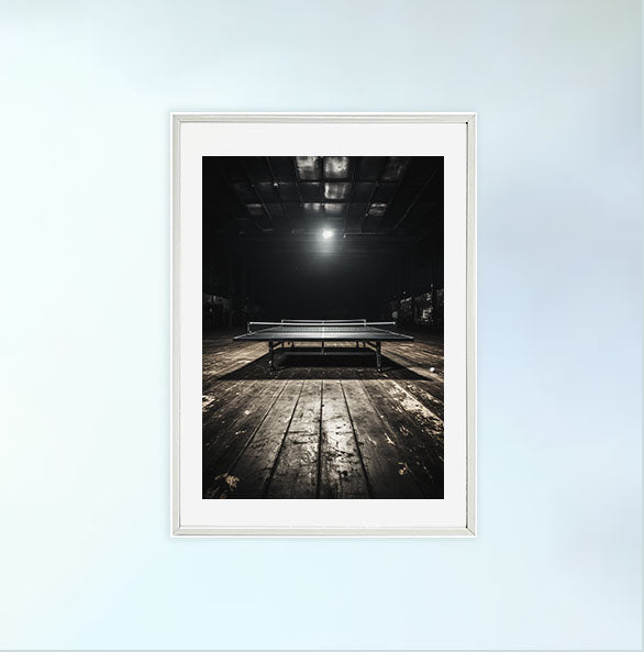 卓球のアートポスター:pingpong_16a0 / 写真_スポーツ・フィットネス__のポスター画像白いフレーム
