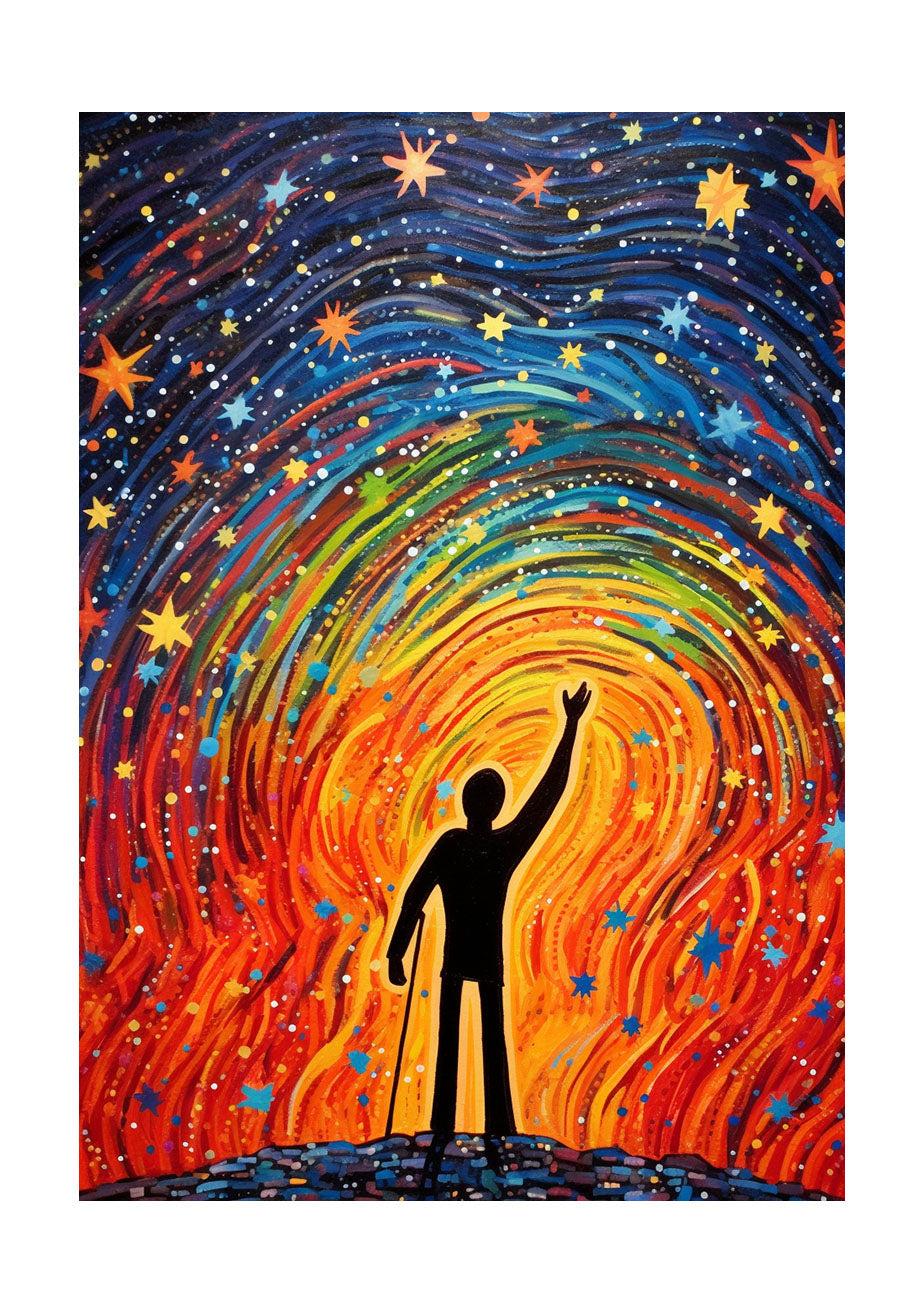 プラネタリウムのアートポスター原画のみ