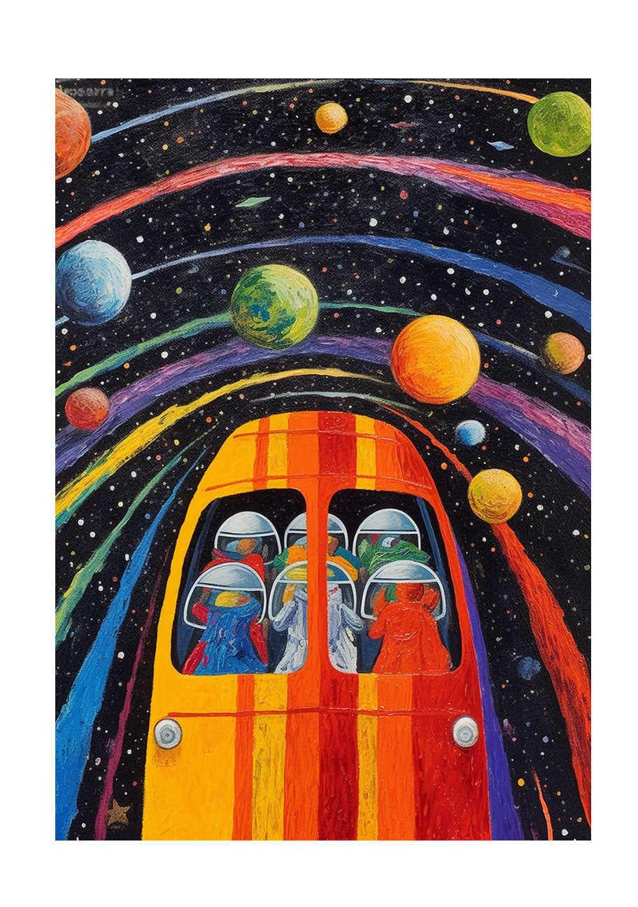 プラネタリウムのアートポスター原画のみ