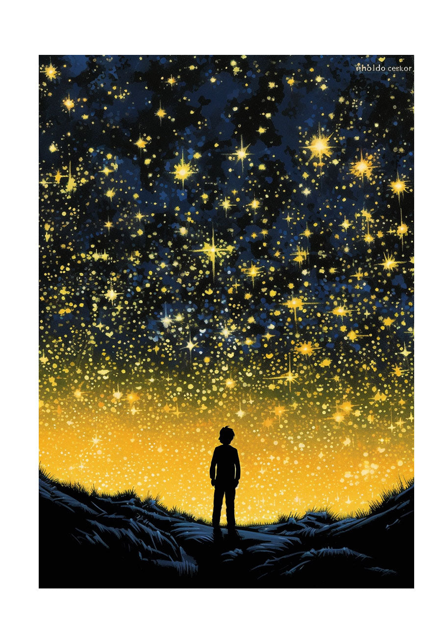 プラネタリウムのアートポスター原画のみ