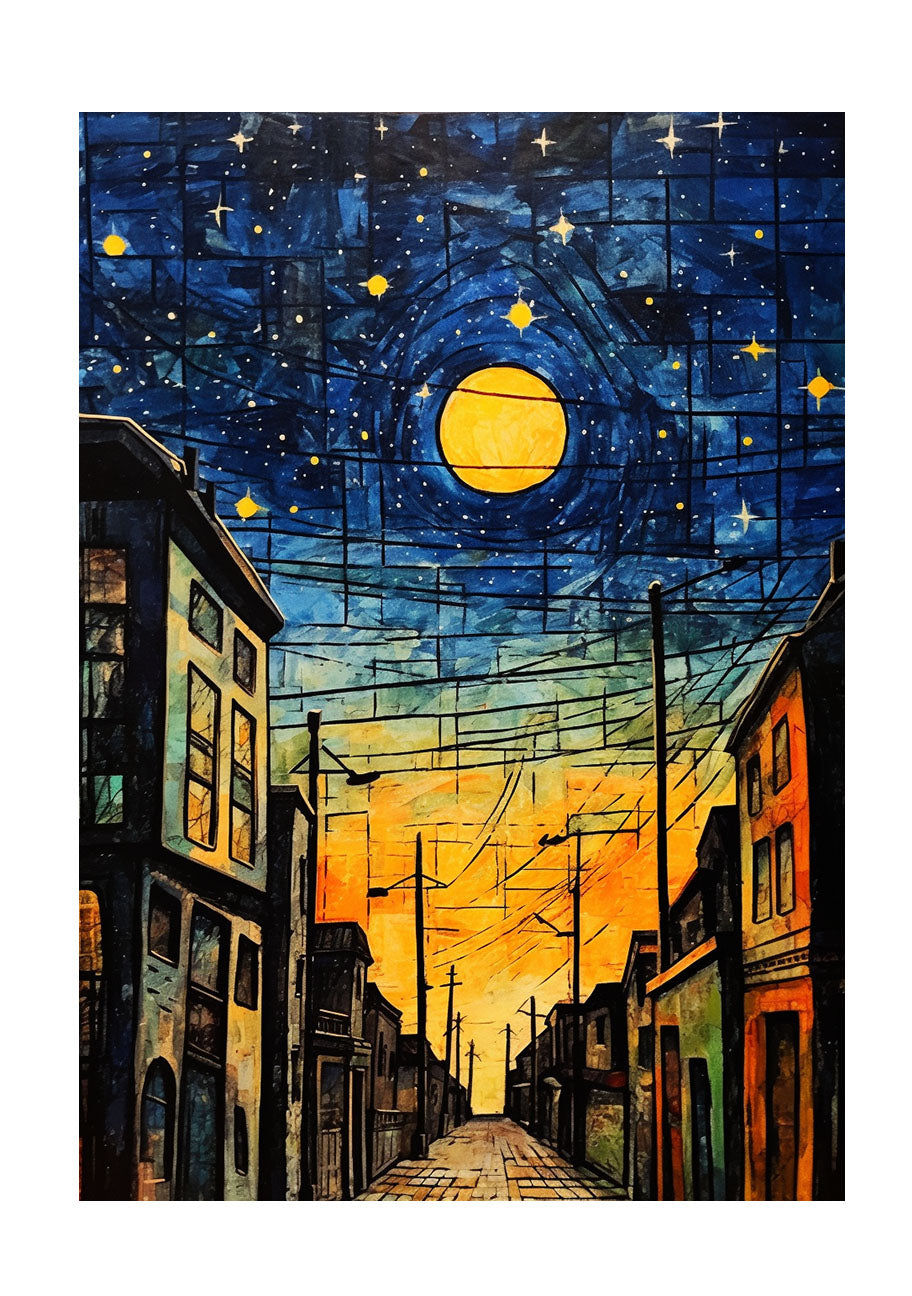 プラネタリウムのアートポスター原画のみ
