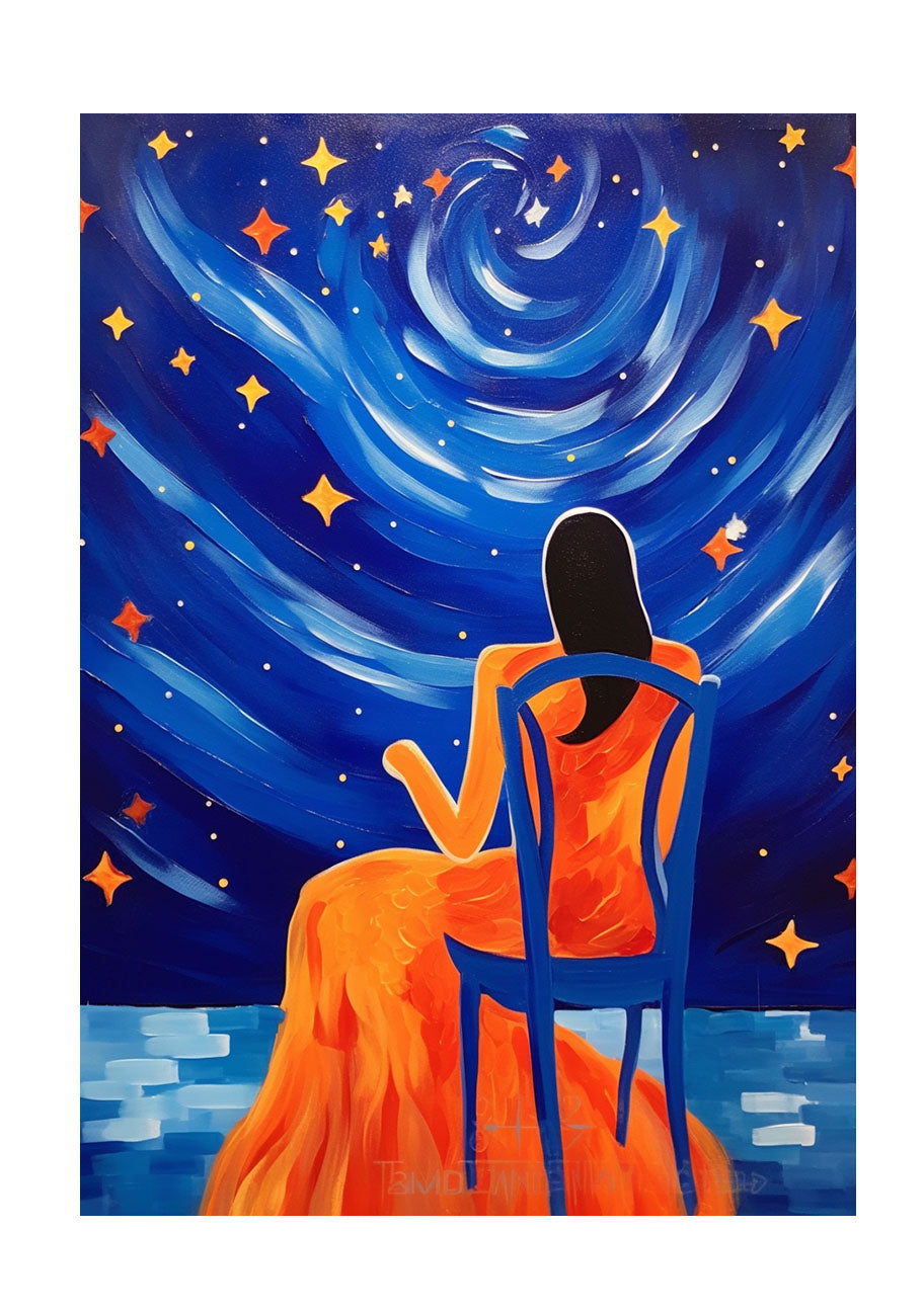 プラネタリウムのアートポスター原画のみ