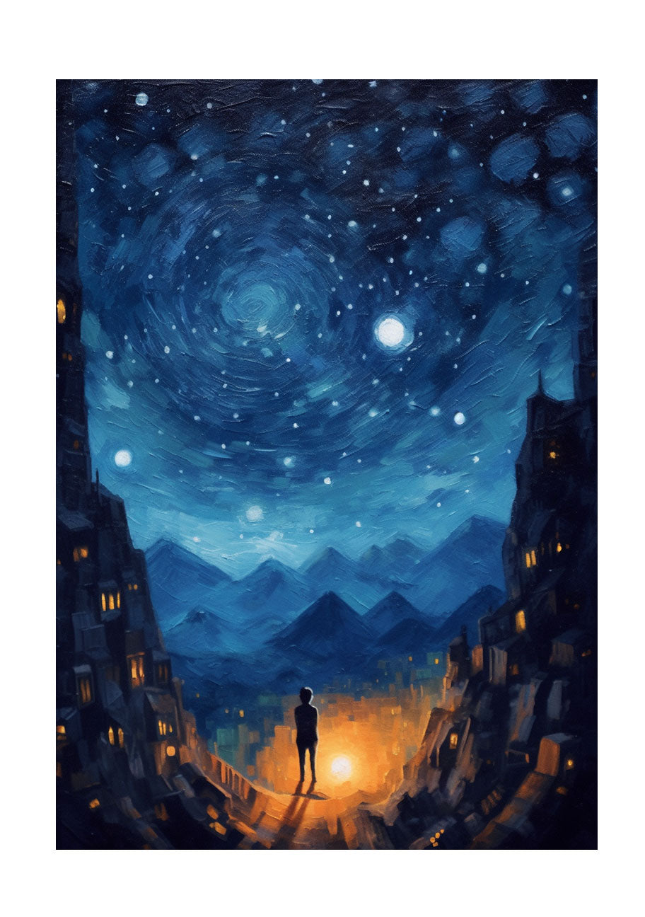 プラネタリウムのアートポスター原画のみ