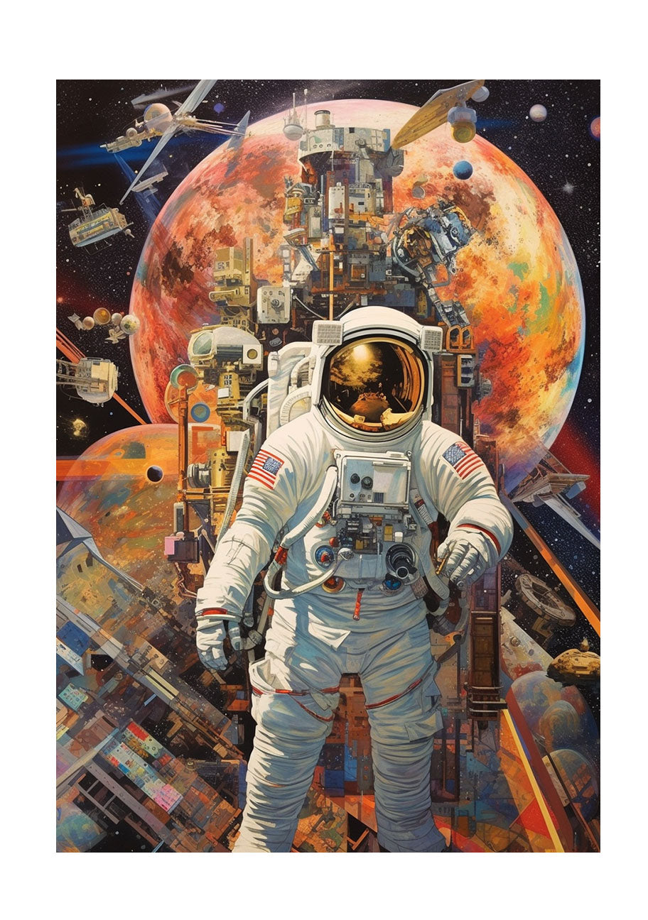 プラネタリウムのアートポスター原画のみ