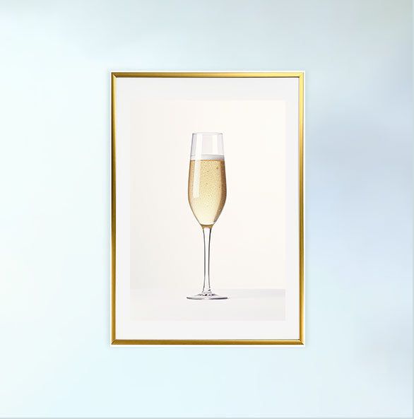 酒のアートポスター金フレームあり