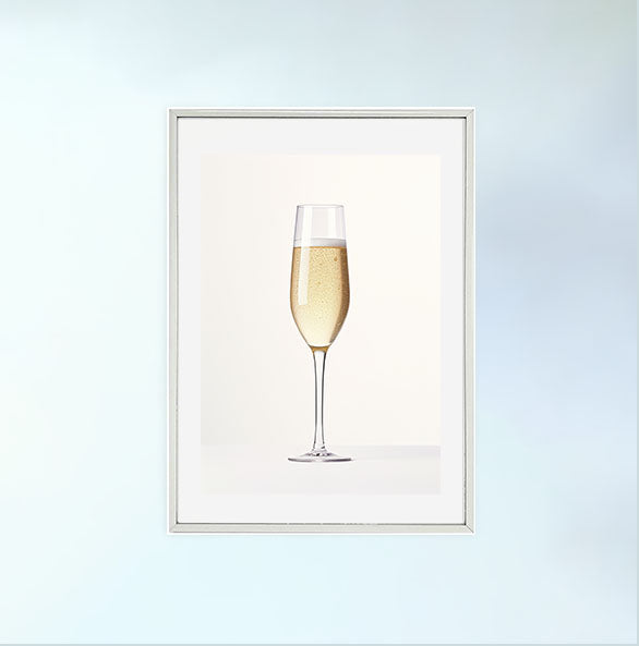 酒のアートポスター銀フレームあり
