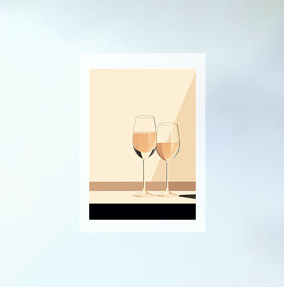 酒のアートポスター原画のみ設置イメージ