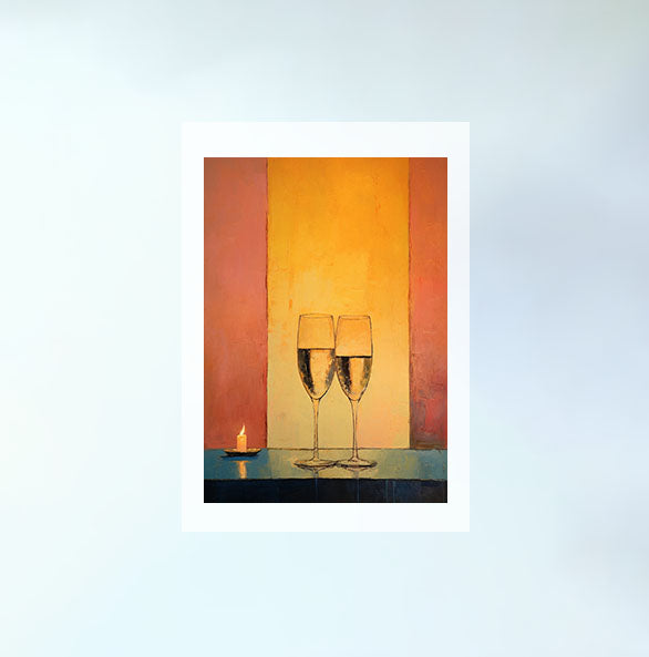 酒のアートポスター原画のみ設置イメージ