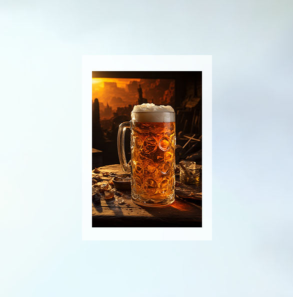 酒のアートポスター原画のみ設置イメージ