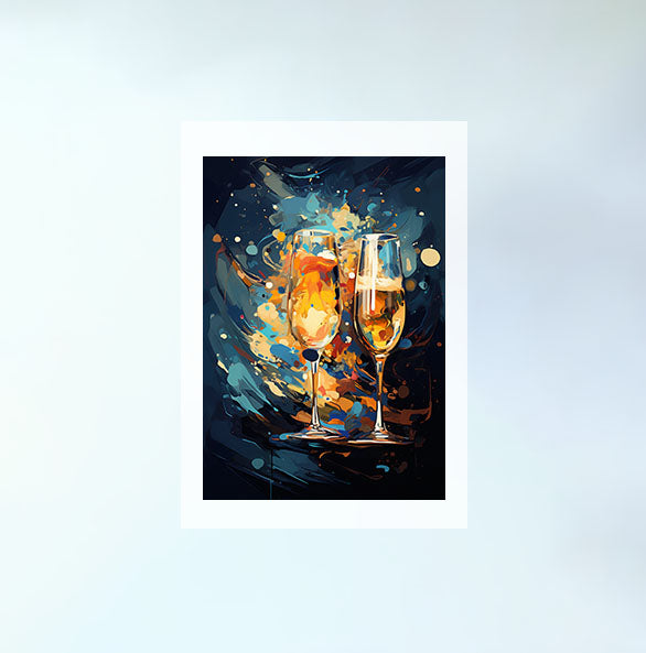 酒のアートポスター原画のみ設置イメージ