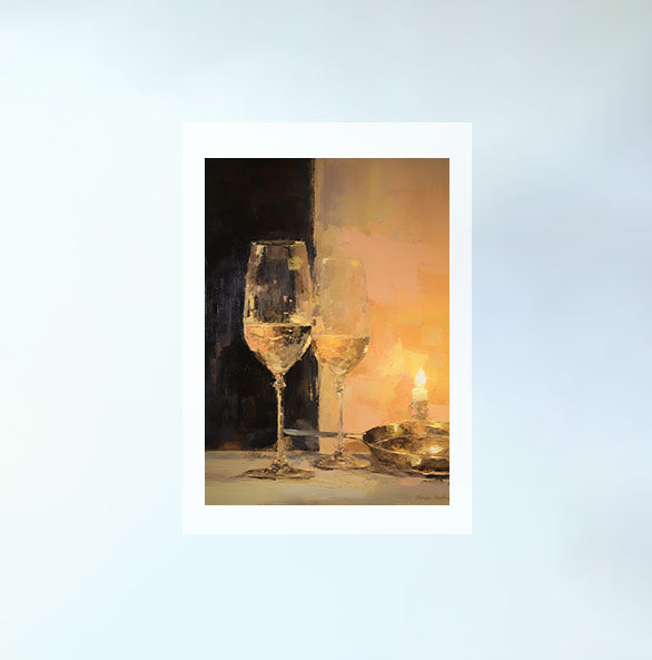 酒のアートポスター原画のみ設置イメージ