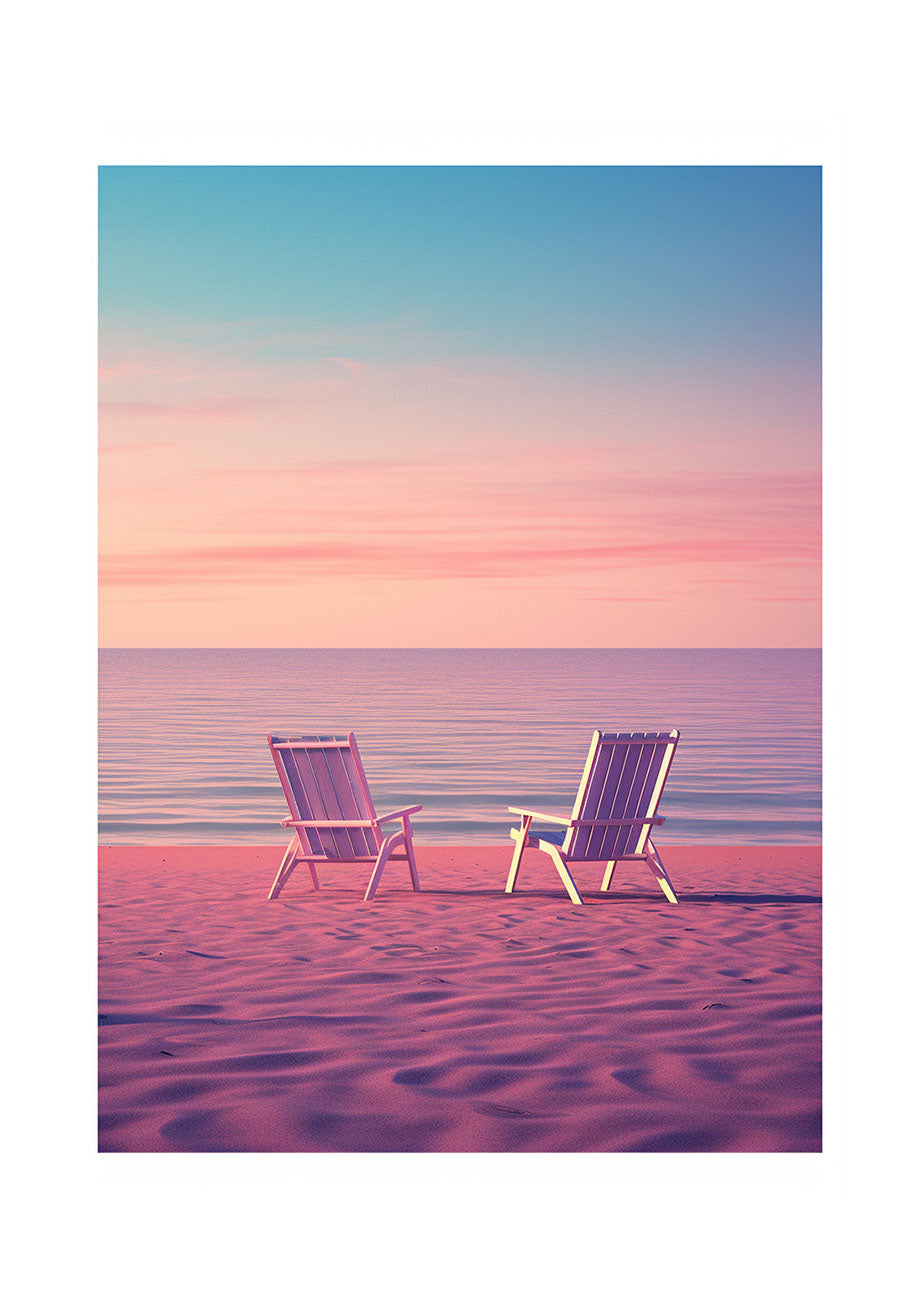 海のアートポスター原画のみ