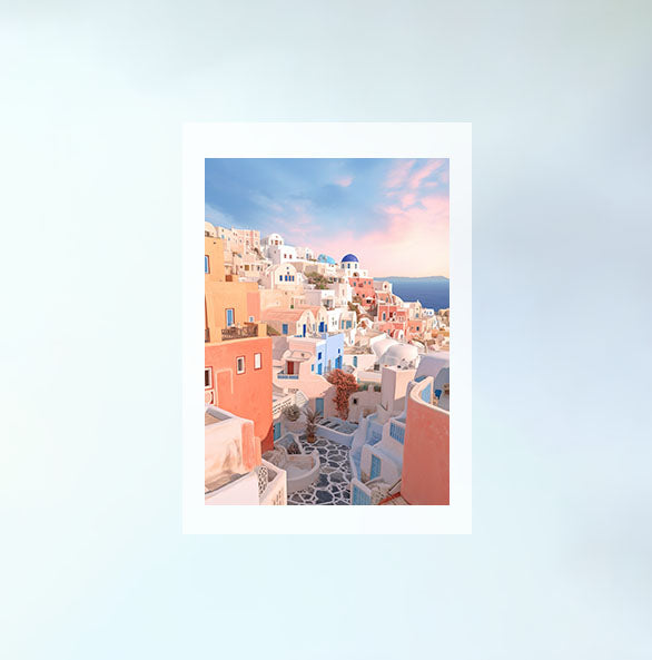 海のアートポスター原画のみ設置イメージ