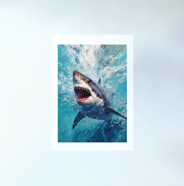 海のアートポスター原画のみ設置イメージ