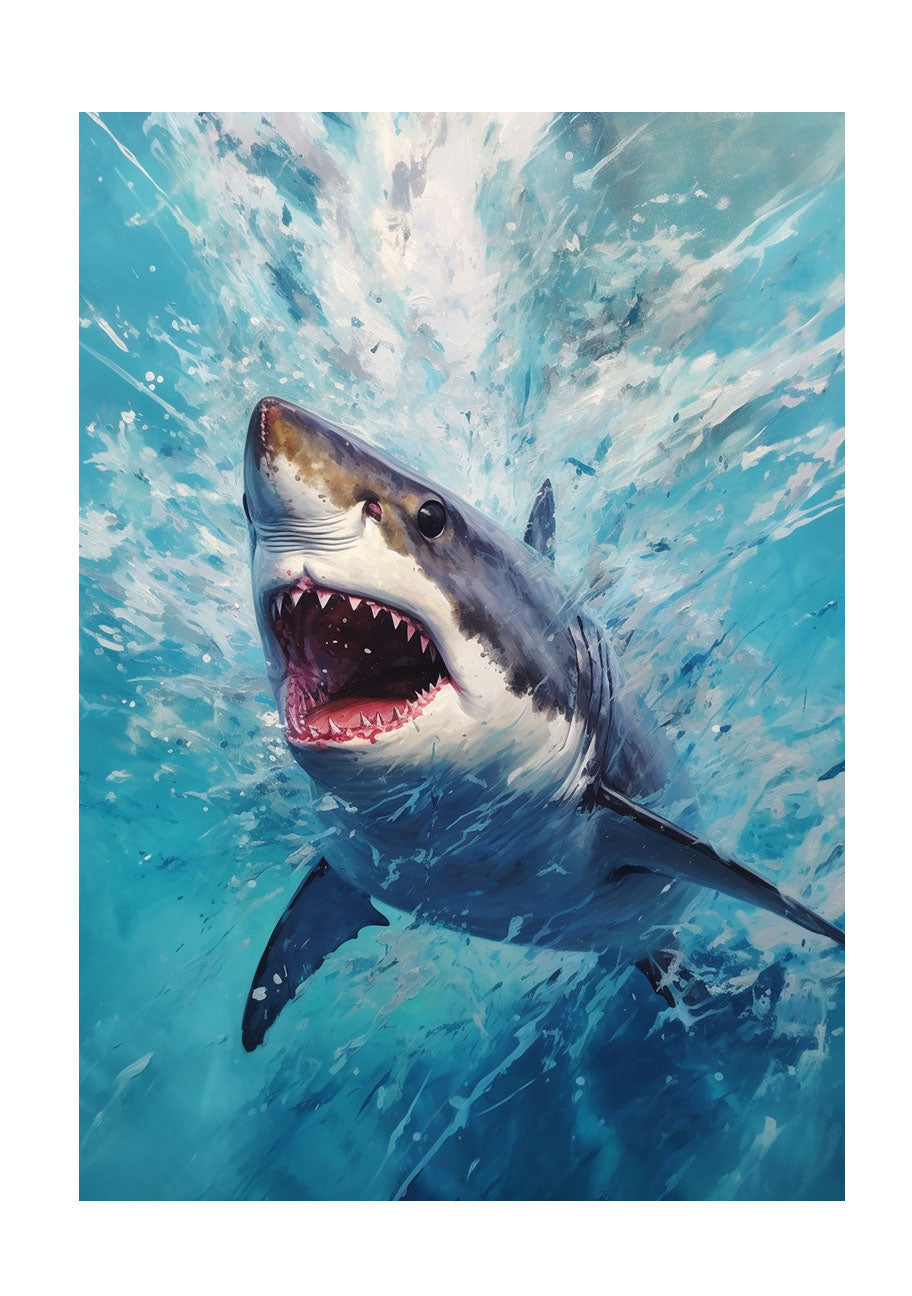 海のアートポスター原画のみ