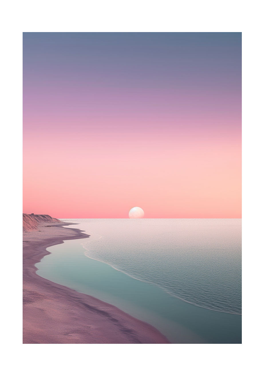 海のアートポスター原画のみ