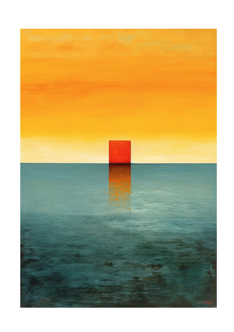 海のアートポスター原画のみ