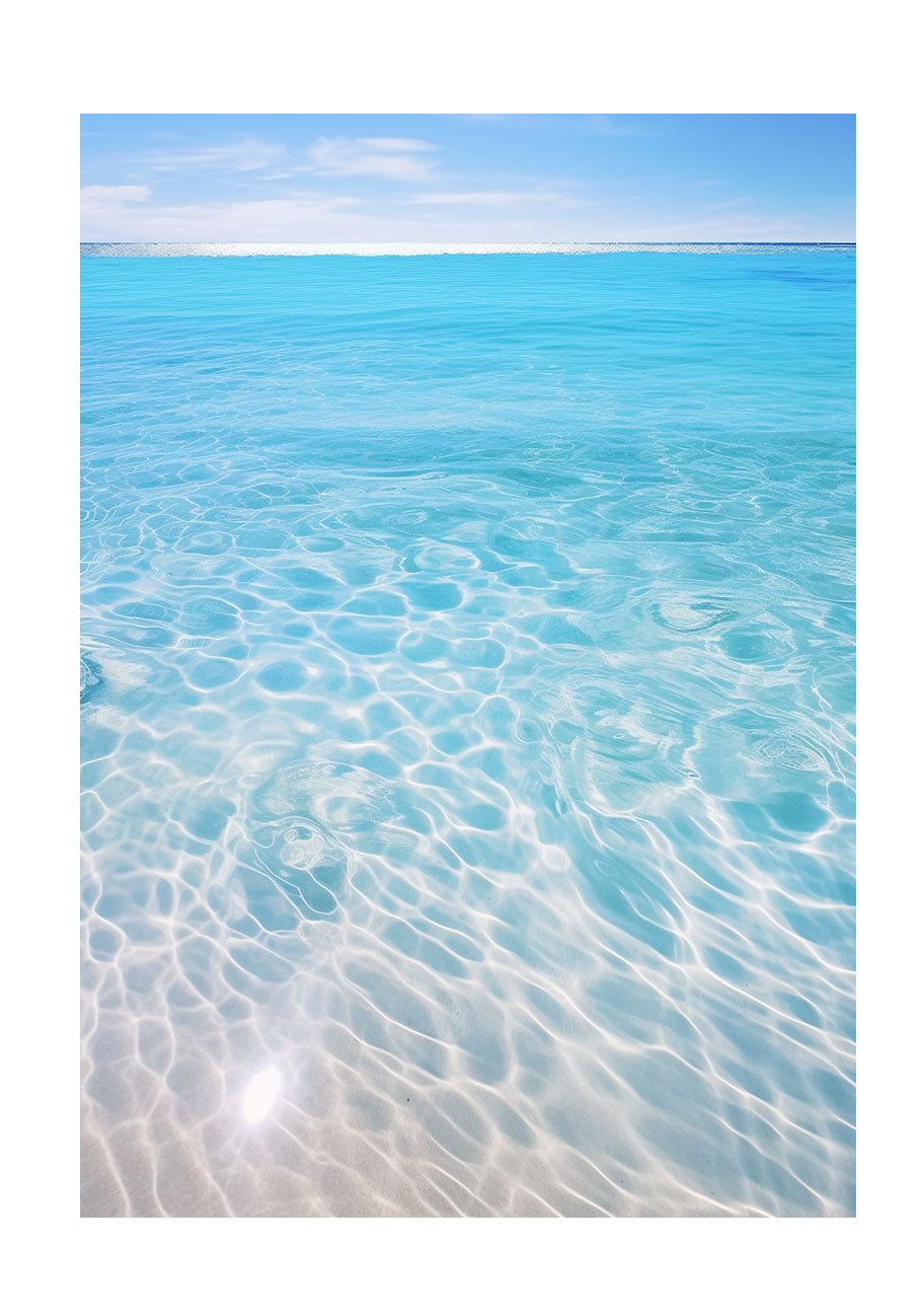 海のアートポスター原画のみ