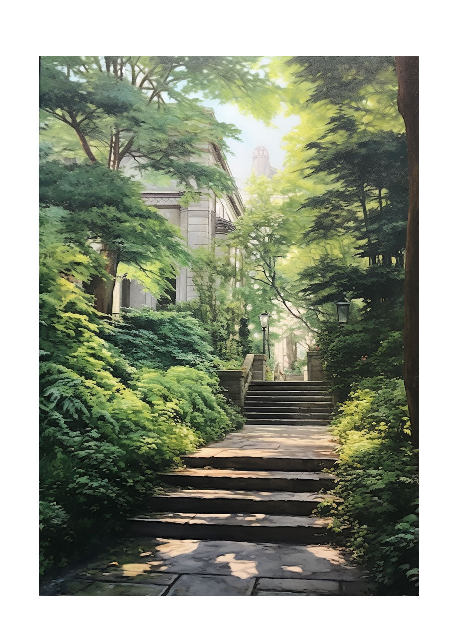 神社のアートポスター原画のみ