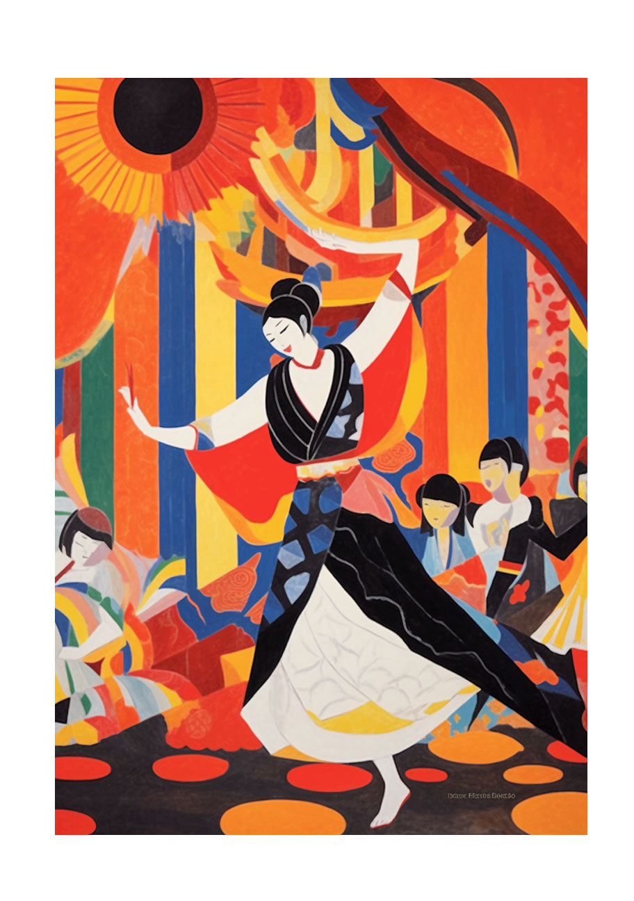 神社のアートポスター原画のみ