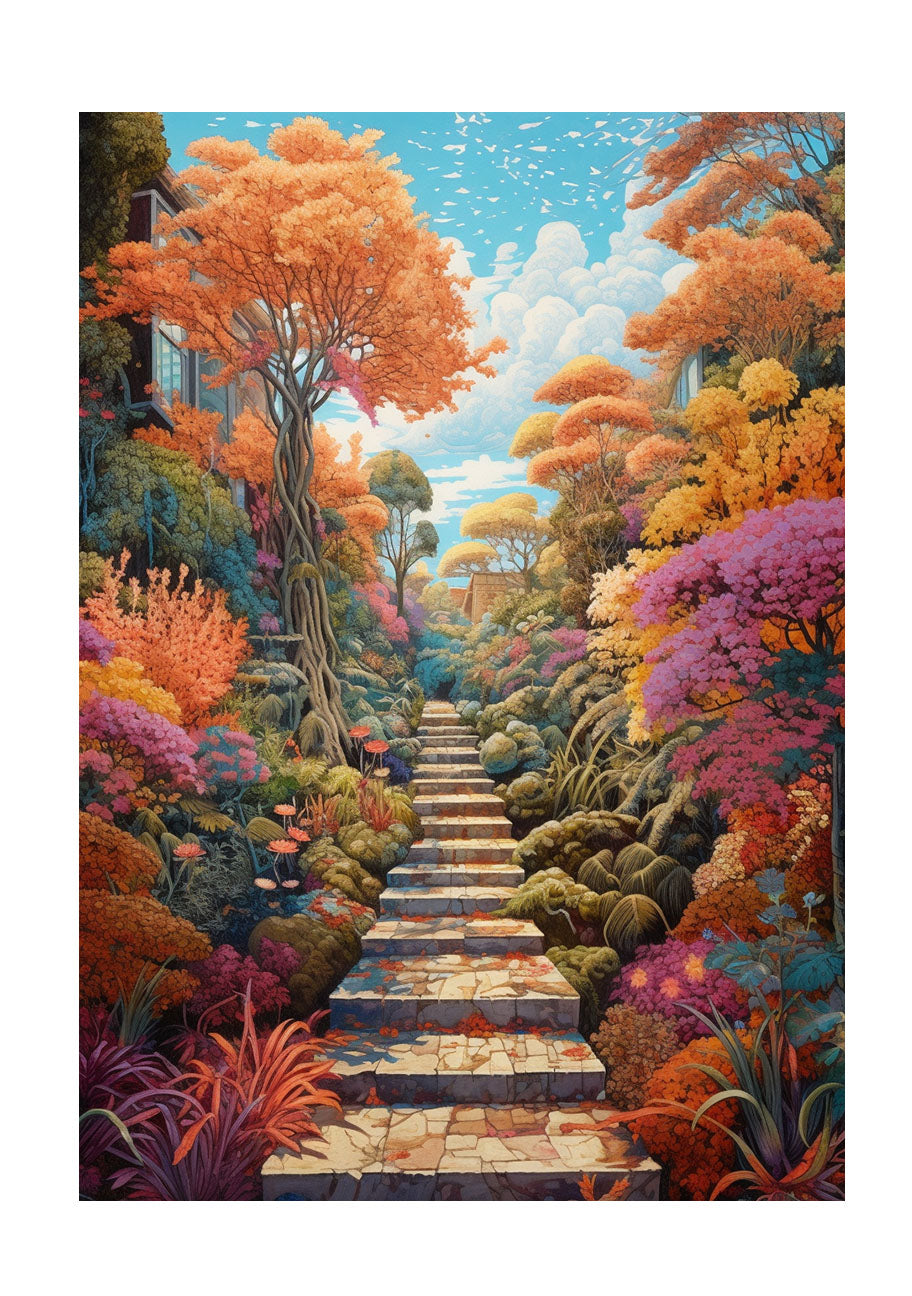 神社のアートポスター原画のみ