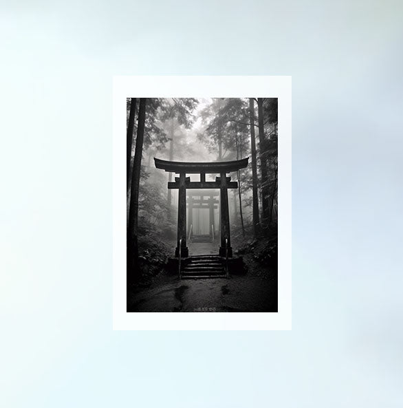 森のアートポスター原画のみ設置イメージ