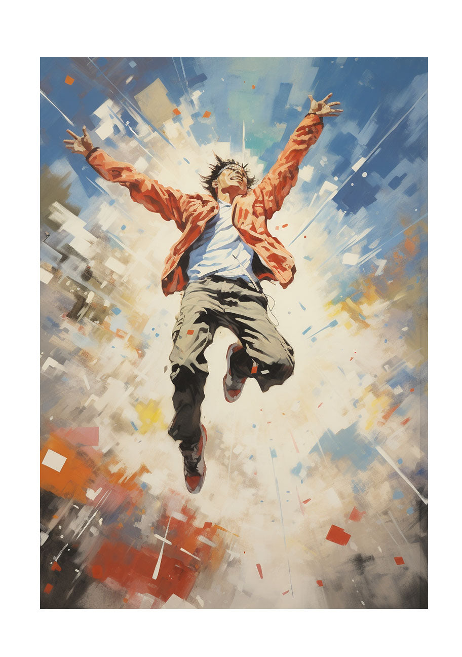 シルエットのアートポスター原画のみ