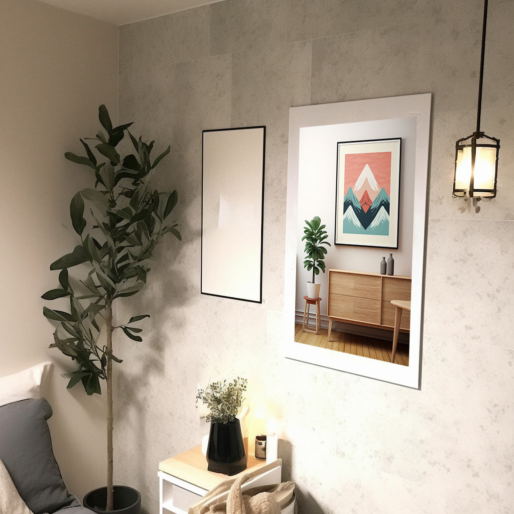 スキーのアートポスター廊下配置イメージ