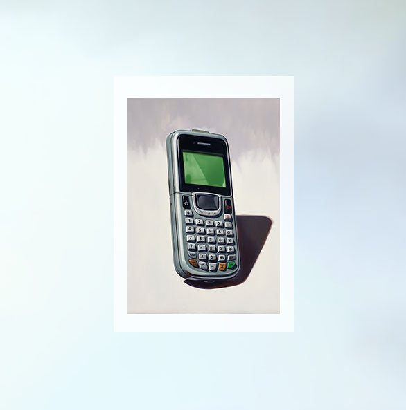 スマートフォンのアートポスター原画のみ設置イメージ