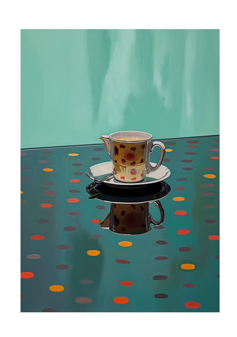 お茶のアートポスター原画のみ
