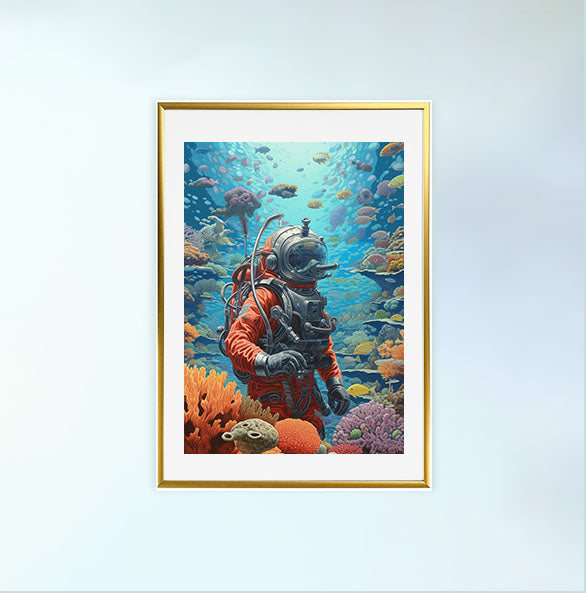 旅行のアートポスター金フレームあり