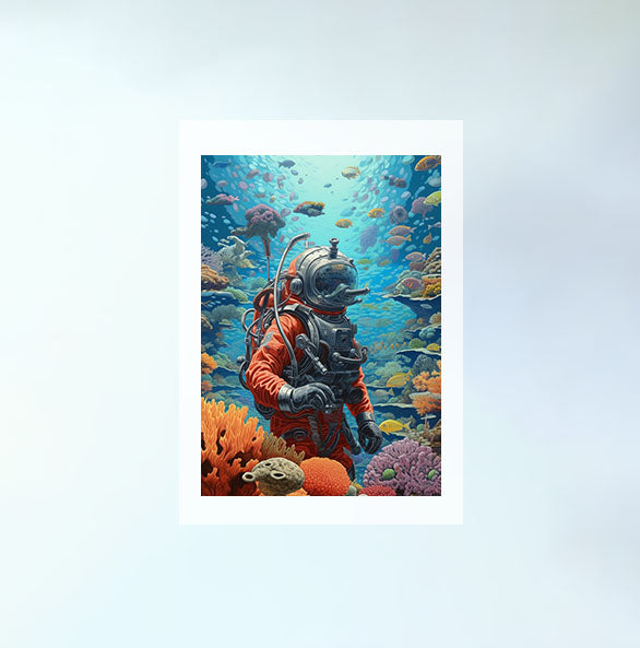 旅行のアートポスター原画のみ設置イメージ