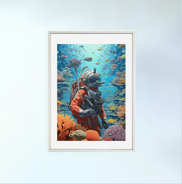 旅行のアートポスター銀フレームあり