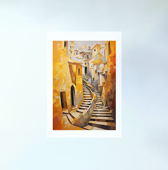 旅行のアートポスター原画のみ設置イメージ