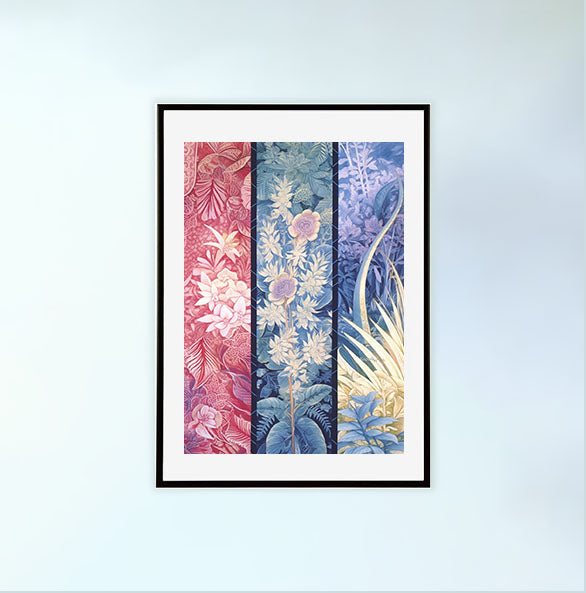 宇宙のアートポスター黒フレームあり