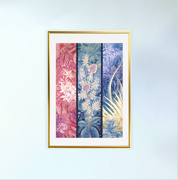 宇宙のアートポスター金フレームあり