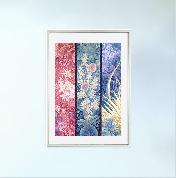 宇宙のアートポスター銀フレームあり