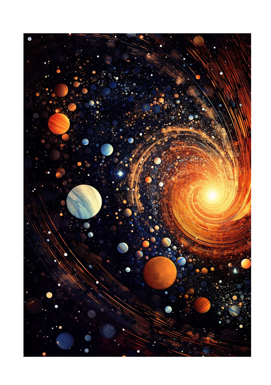 宇宙のアートポスター原画のみ