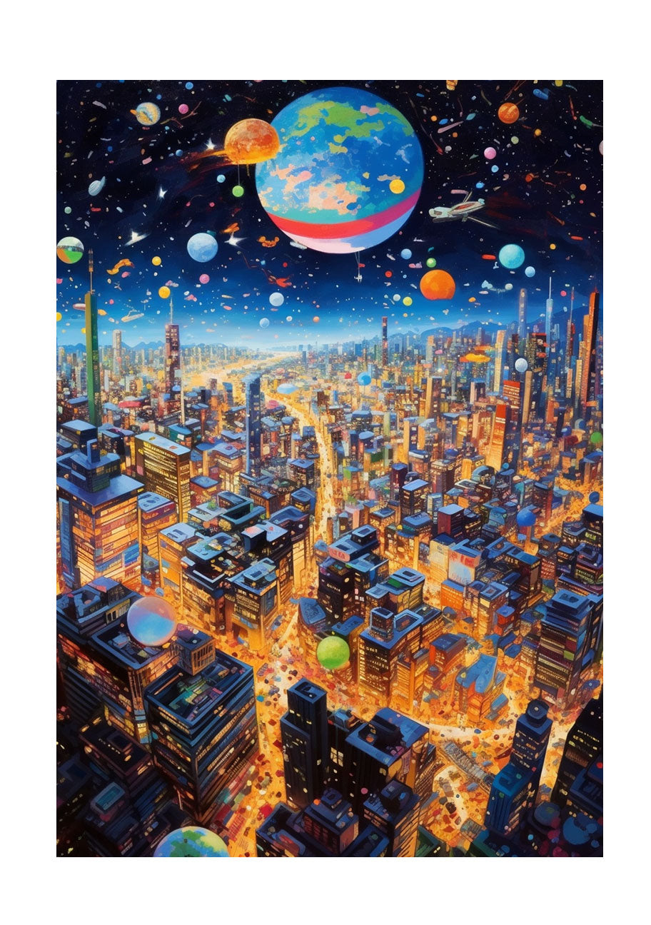 宇宙のアートポスター原画のみ